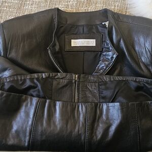 Valerie Stevens Black Leather Jacket